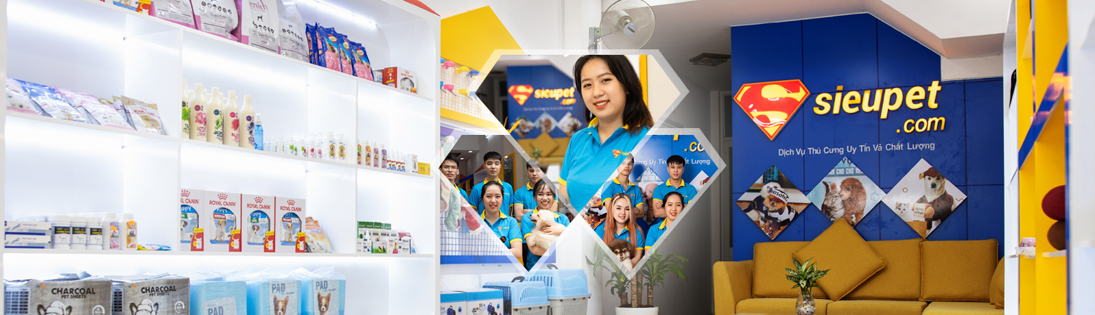 banner siêu pet shop